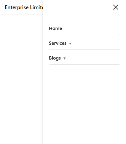 Mobile Navigation Bar